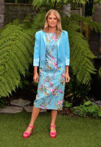 mother of the bride dress and jacket outfit.